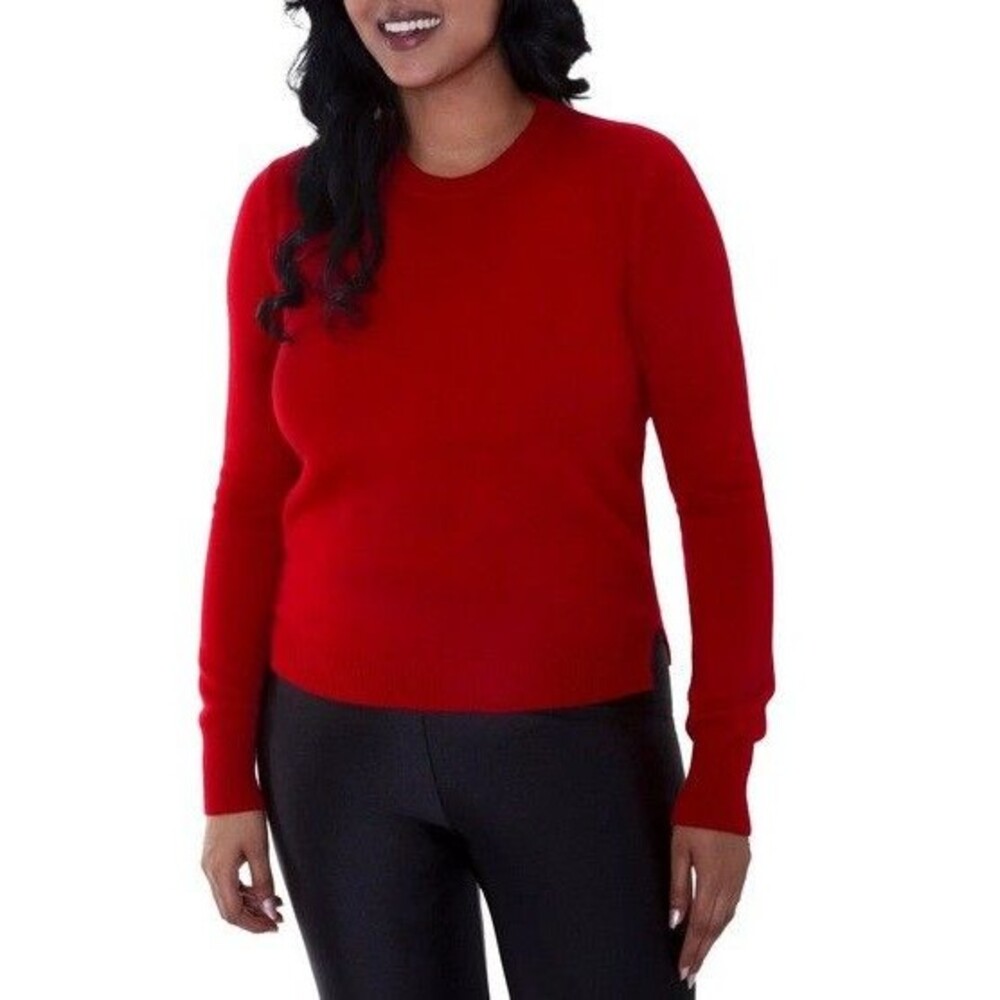 Mario Serrani Ladies Cashmere Sweater Red NWT
